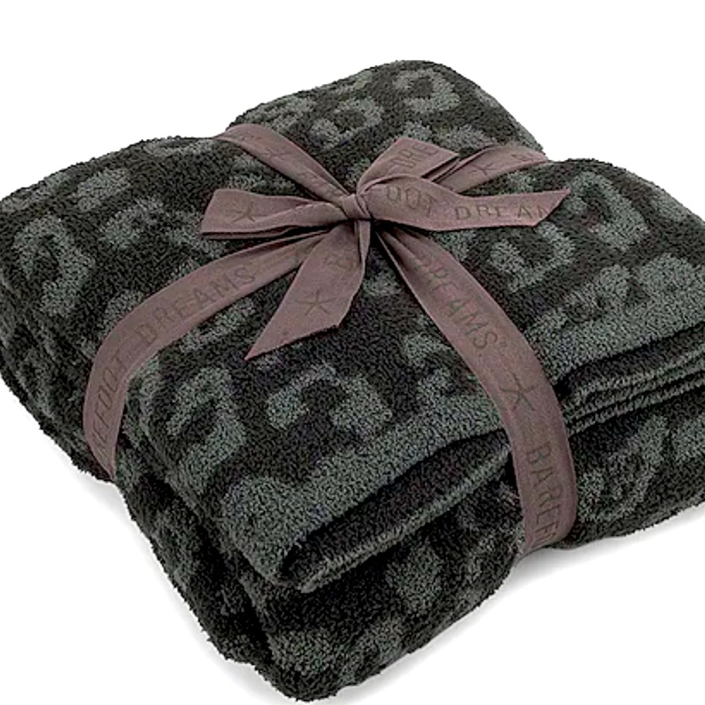 Barefoot Dreams cozy chic adult throw graphite/carbon